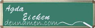 Agda Eicken Visitenkarte